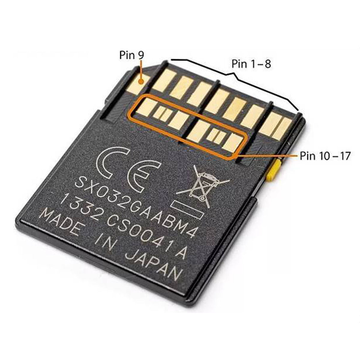 EP-012-B44SF UHS-III SD Male Extender to SD Card Female Extension Cable Adapter