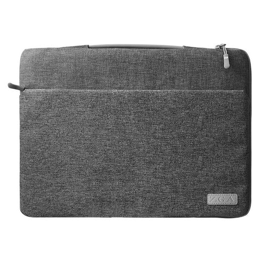 ZGA BG-01 16inch Laptop Protection Case Soft Lining Anti-scratch Notebook Computer Sleeve Bag with Hiding Handle Strap - Grey