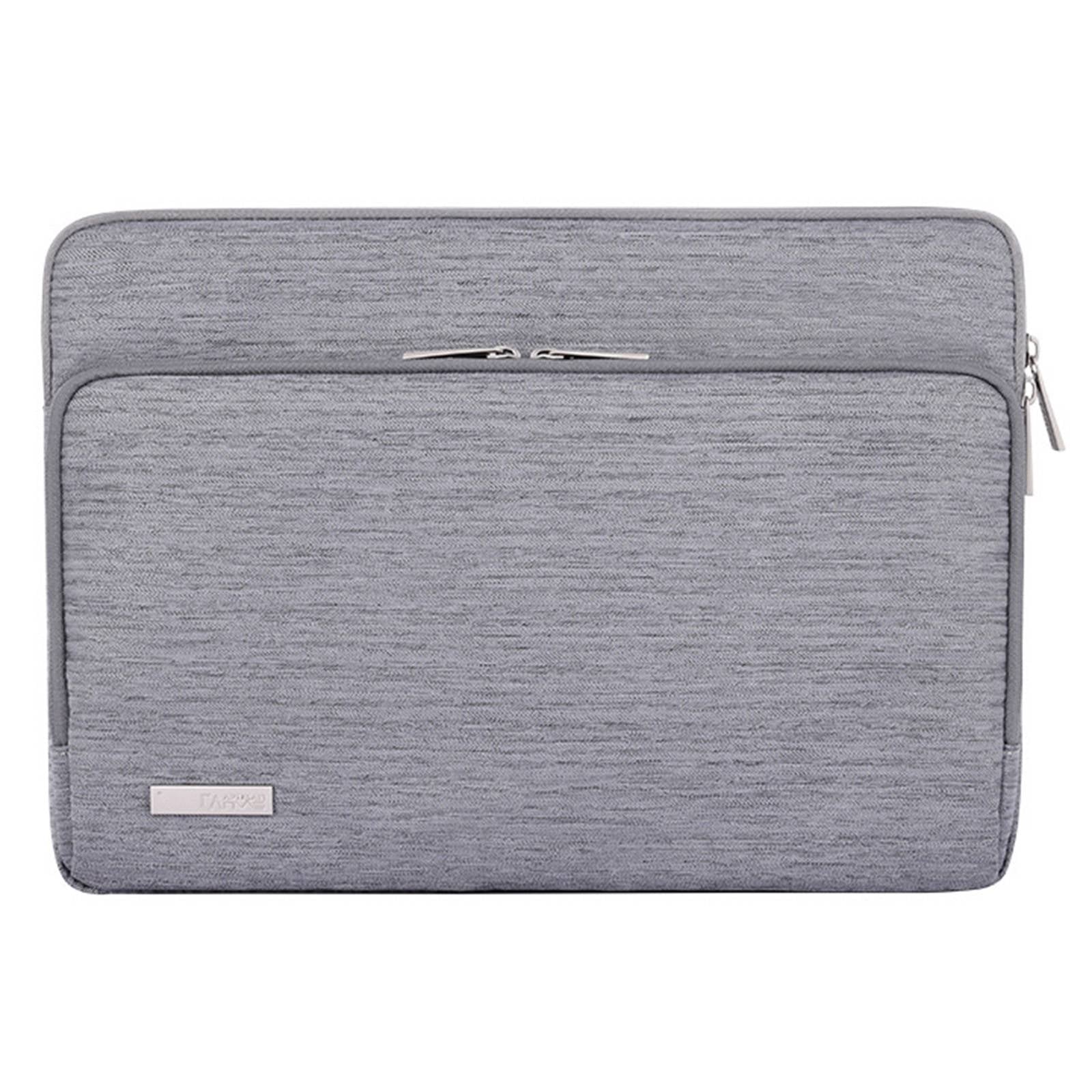 Canvasartisan L28-21 15-inch Laptop Sleeve Business Style Shockproof Notebook Carrying Bag - Light Grey