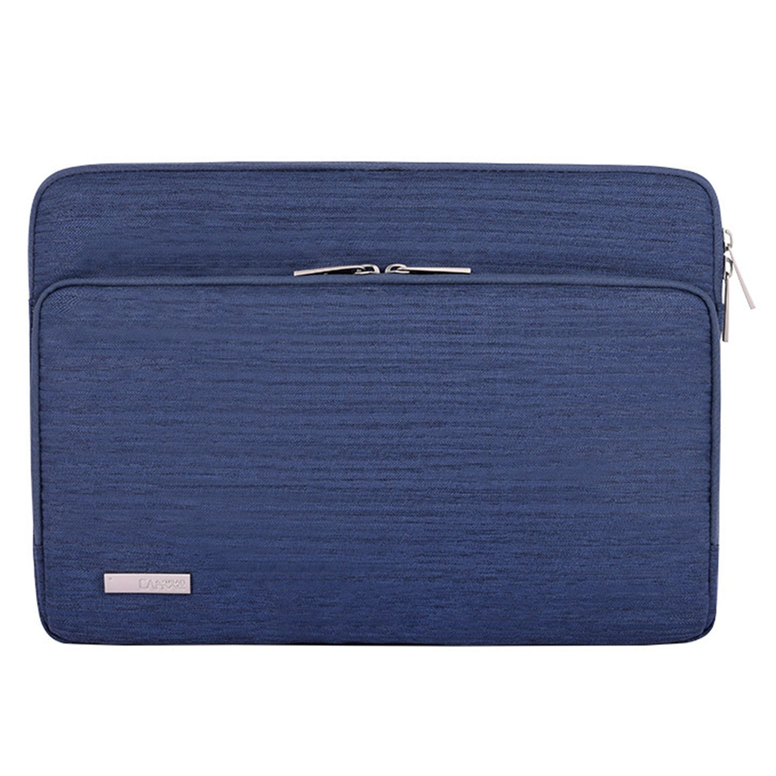 Canvasartian L28-21 Protective Sleeve for 14-inch Laptop Shockproof Zipper Notebook Carrying Bag - Blue