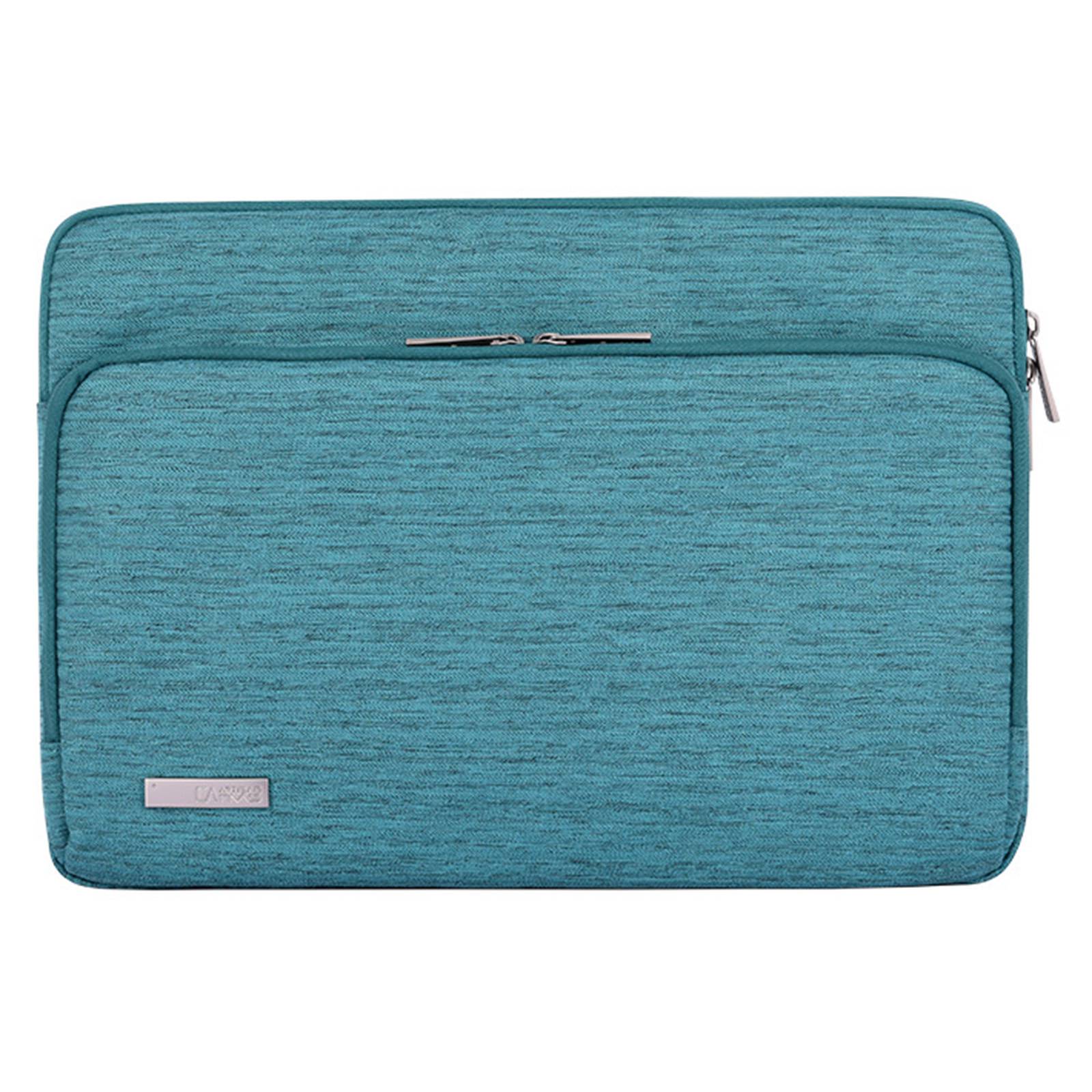 Canvasartisan L28-21 Protective Sleeve for 14-inch Laptop Shockproof Zipper Notebook Carrying Bag - Light Green