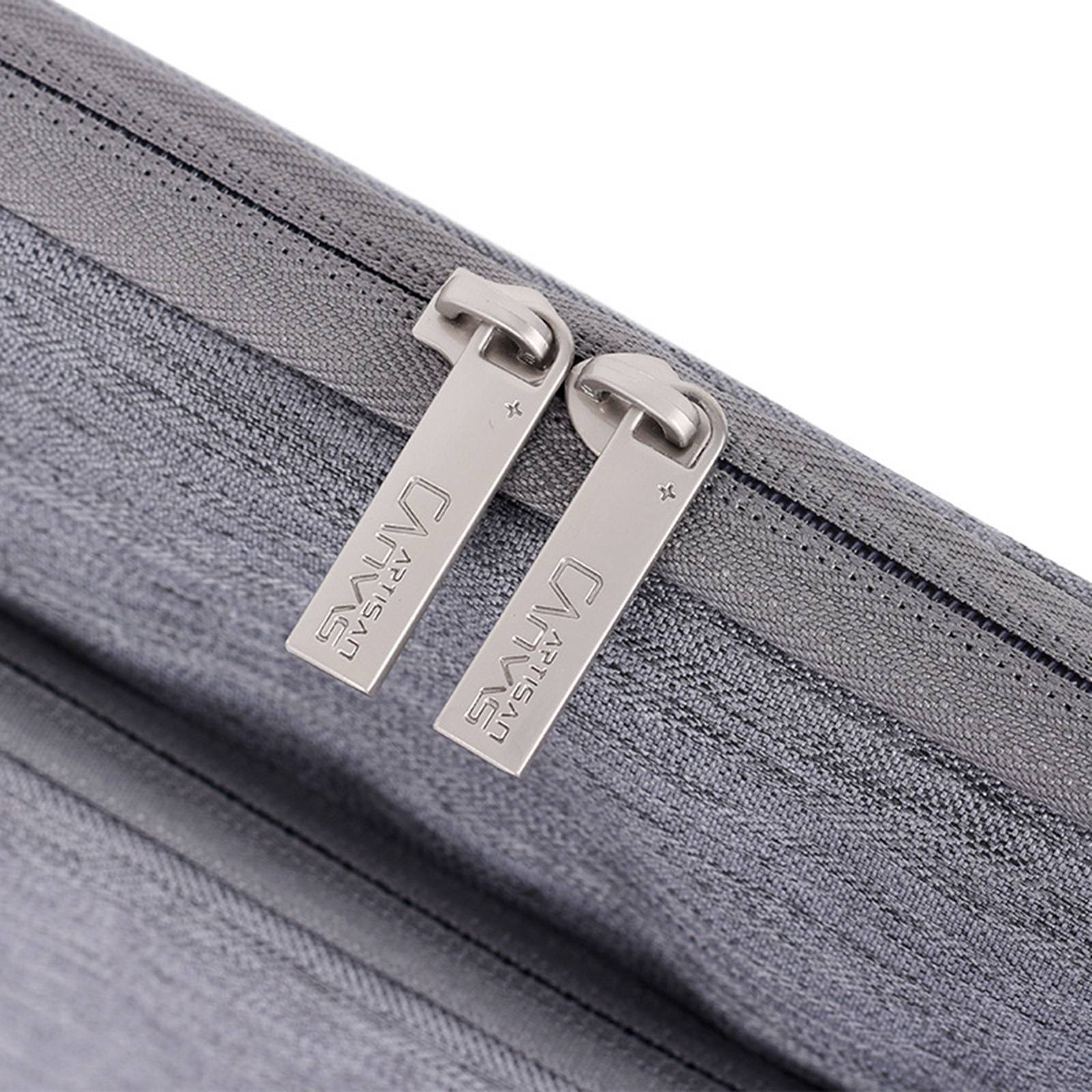 Canvasartisan L28-21 Protective Sleeve for 14-inch Laptop Shockproof Zipper Notebook Carrying Bag - Light Green