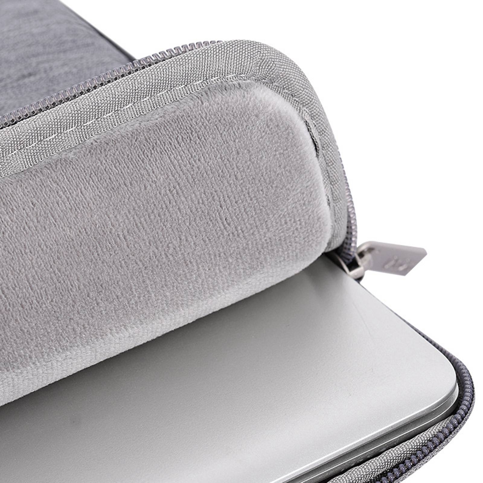 Canvasartisan L28-21 Protective Sleeve for 14-inch Laptop Shockproof Zipper Notebook Carrying Bag - Light Green