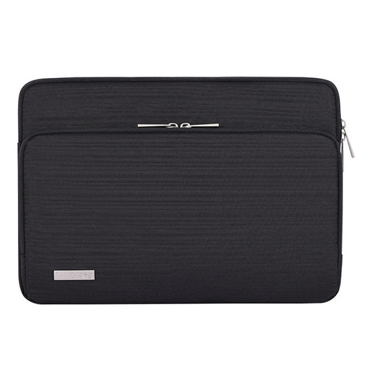 Canvasartian L28-21 Protective Sleeve for 14-inch Laptop Shockproof Zipper Notebook Carrying Bag - Black