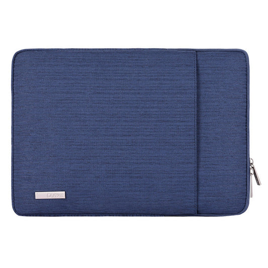 Canvasartisan L28-19 12-inch Laptop Sleeve Business Style Shockproof Soft Liner Notebook Bag (Vertical Type) - Blue