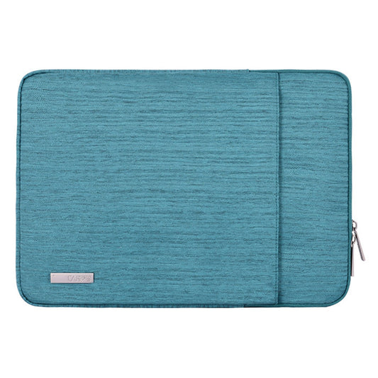 Canvasartisan L28-19 13-inch Laptop Sleeve Bag Business Style Notebook Protective Cover (Vertical Type) - Light Green