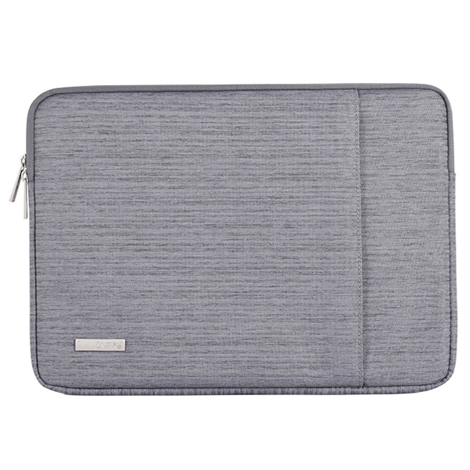 Canvasartisan L28-19 11-inch Laptop Bag Business Style Zipper Notebook Protective Sleeve (Horizontal Type) - Grey