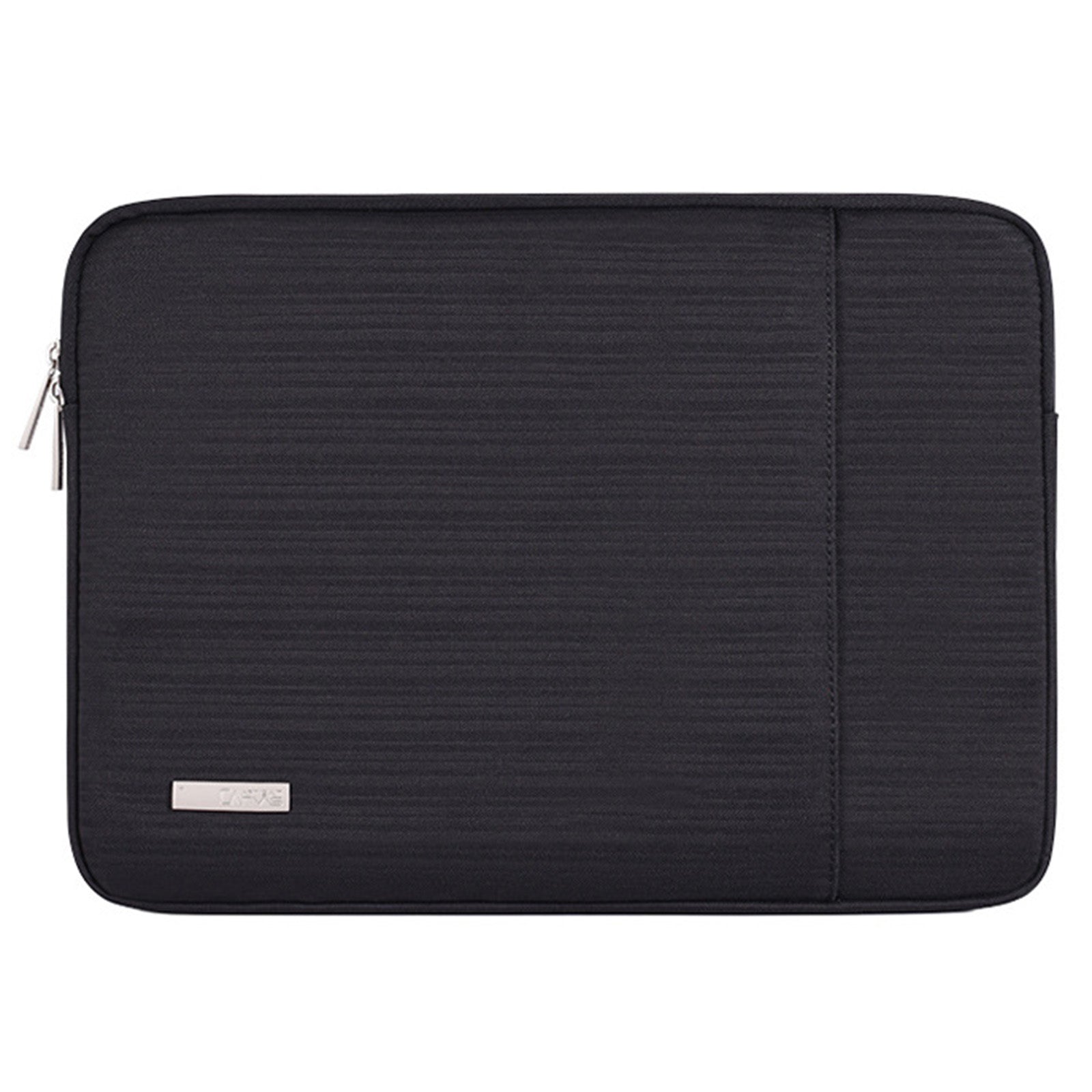 Canvasartisan L28-19 12-inch Laptop Protective Sleeve Business Style Notebook Carrying Bag (Horizontal Type) - Black