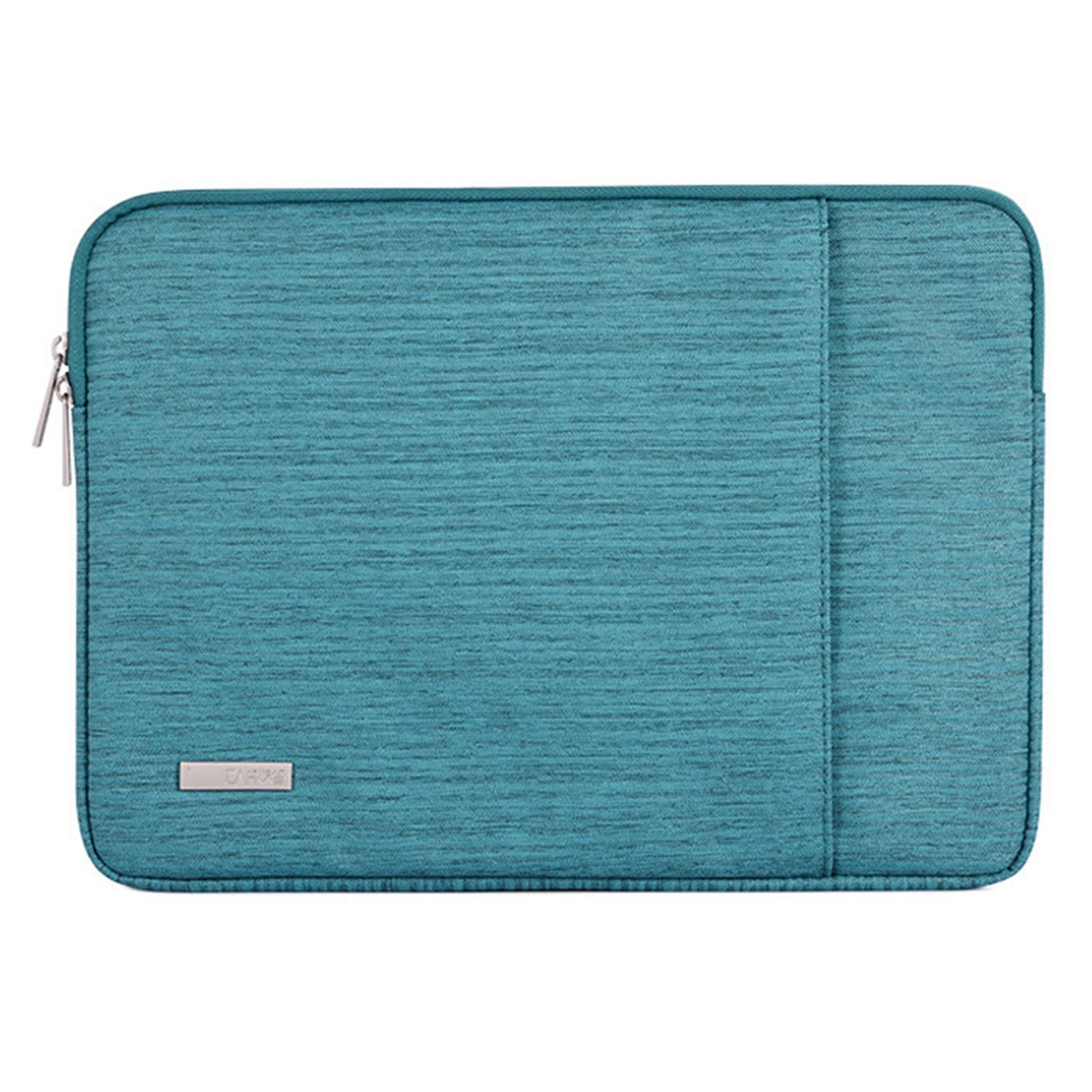 Canvasartisan L28-19 12-inch Laptop Protective Sleeve Business Style Notebook Carrying Bag (Horizontal Type) - Light Green