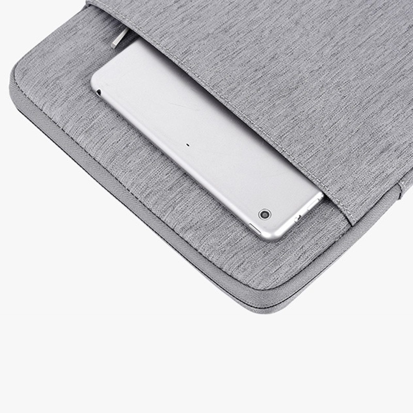 Canvasartisan L28-19 12-inch Laptop Protective Sleeve Business Style Notebook Carrying Bag (Horizontal Type) - Light Green