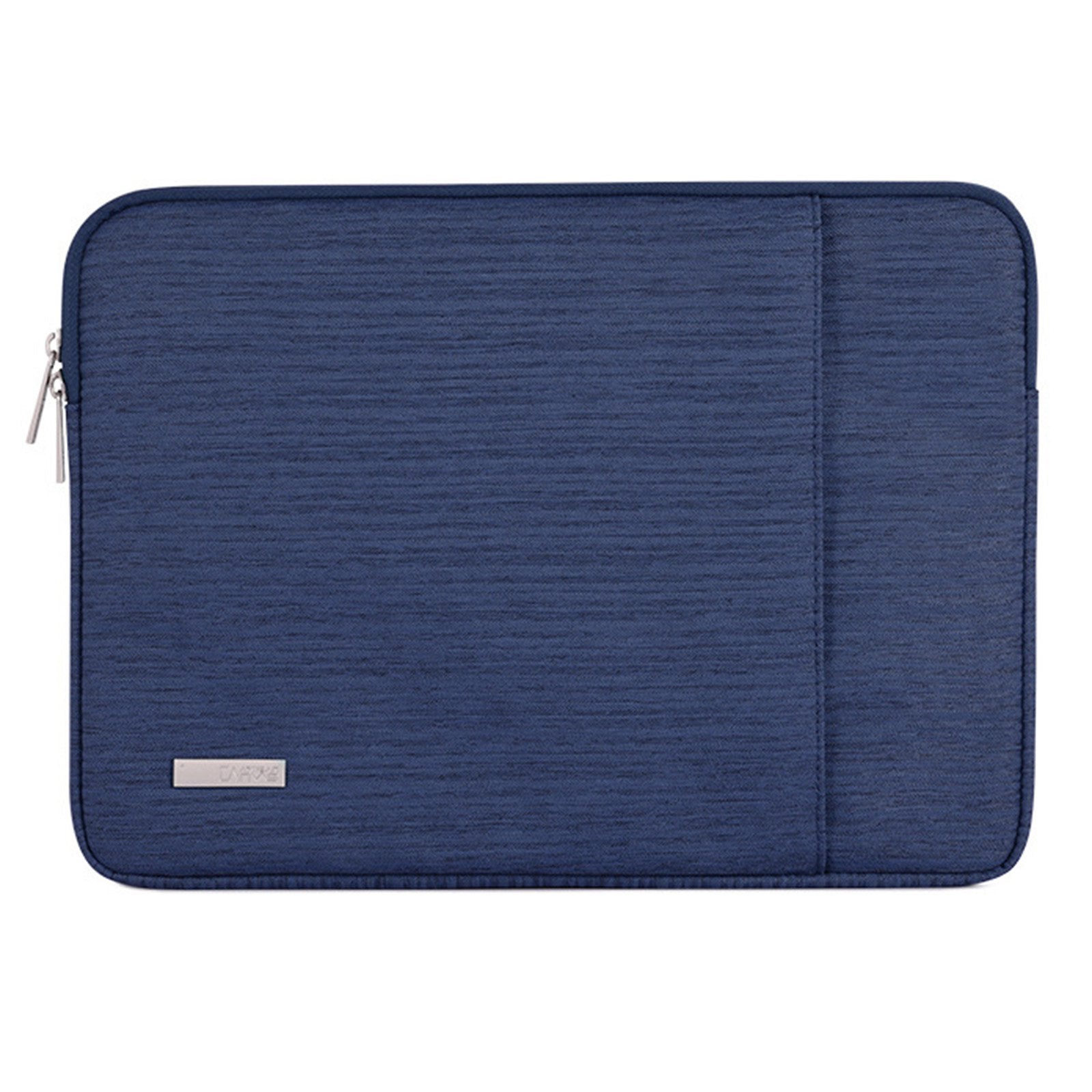 Canvasartisan L28-19 12-inch Laptop Protective Sleeve Business Style Notebook Carrying Bag (Horizontal Type) - Blue