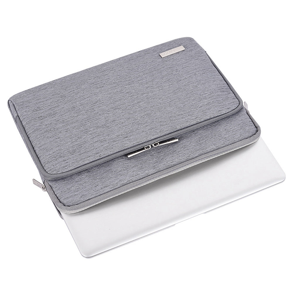 Canvasartisan L28-21 Business Style 12-inch Notebook Carrying Bag Waterproof Laptop Protective Sleeve - Light Green