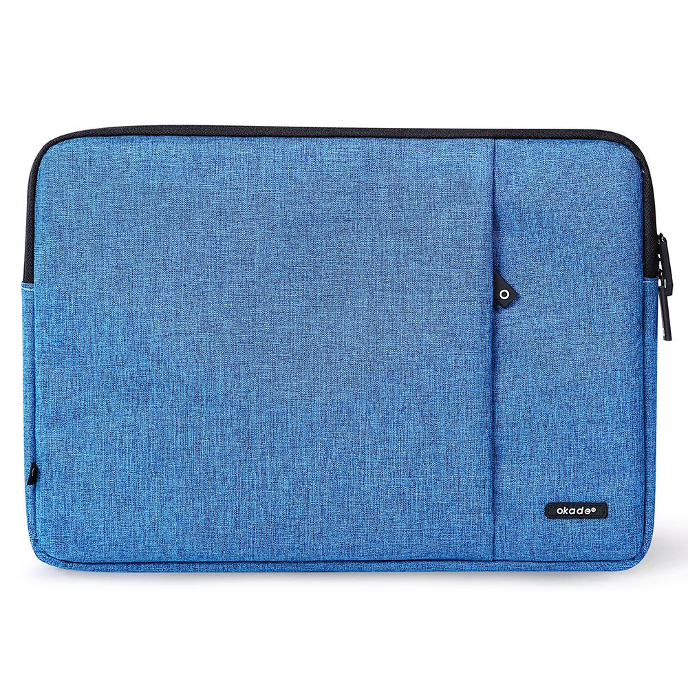 OKADE T40 15.6inch Laptop Tablet Protective Sleeve Business Style Notebook Carrying Bag - Blue