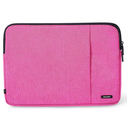 OKADE T40 14.6inch Large Notebook Computer Case Bag Laptop Tablet Sleeve Portable Protection Cover - Rose
