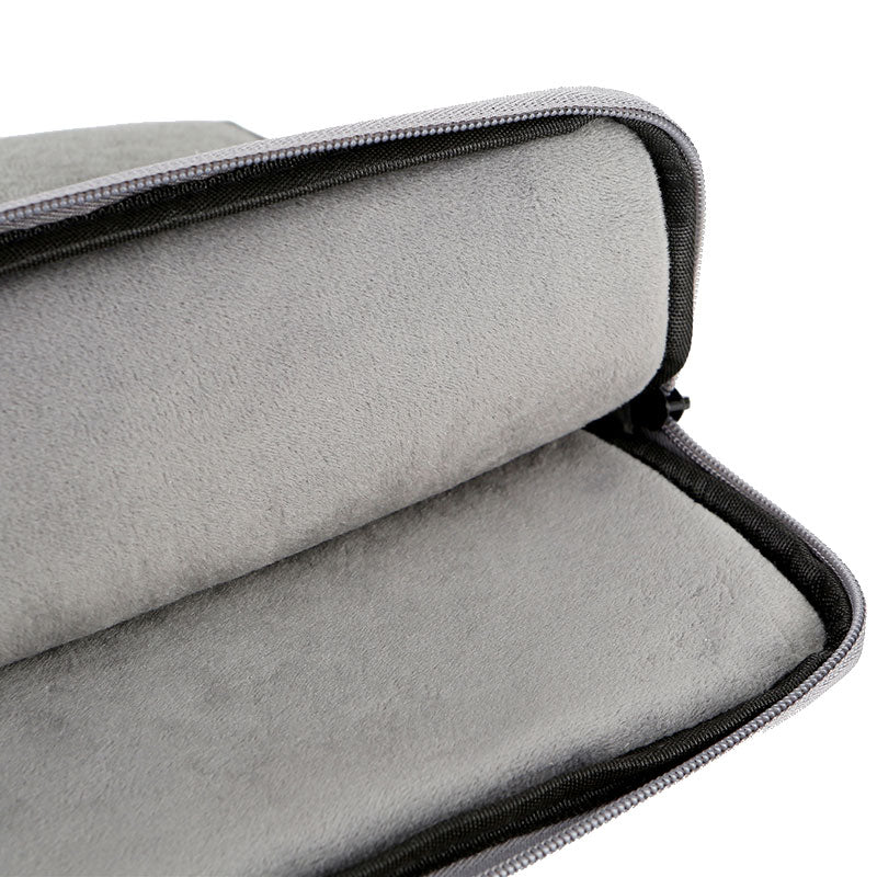 OKADE T53 13.3inch Laptop Sleeve Anti-scratch Oxford Cloth Handbag Shockproof Carrying Bag Bi-color Style Notebook Case - Light Grey