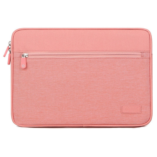 Uniqkart T61 Portable Storage Pouch for 14-14.6inch Laptop Bag Shockproof Air Cushion Lining Carrying Bag - Pink