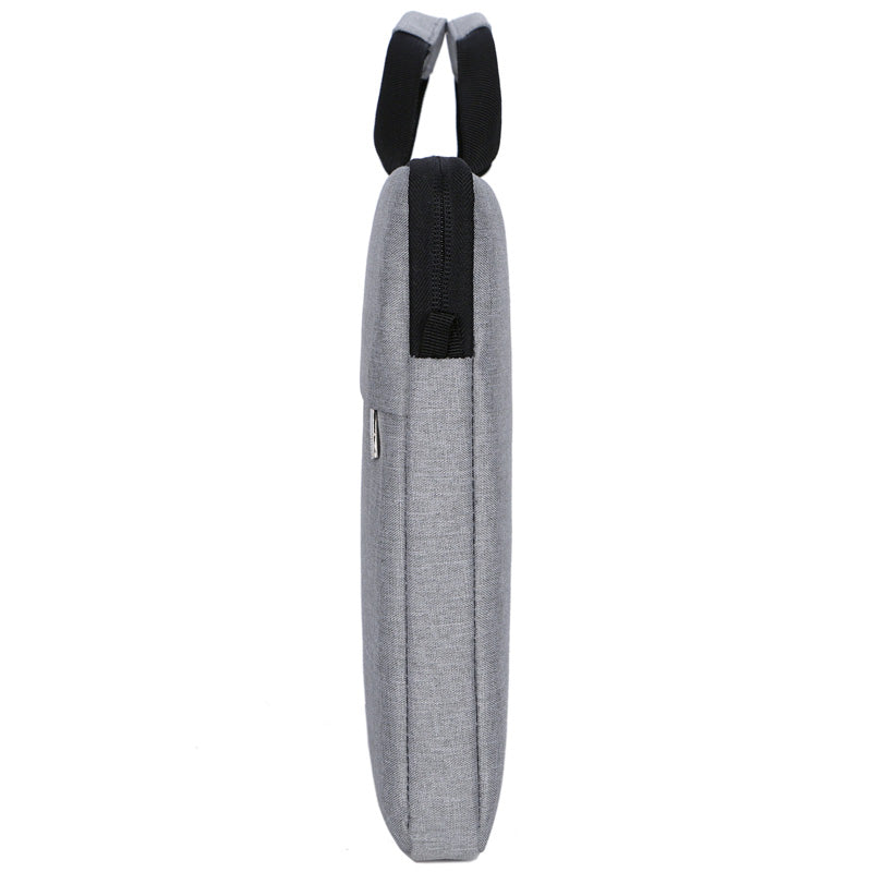 OKADE B022 Minimalist Laptop Handbag for 14inch Notebook Soft Lining Carrying Bag (with Shoulder Strap) - Grey