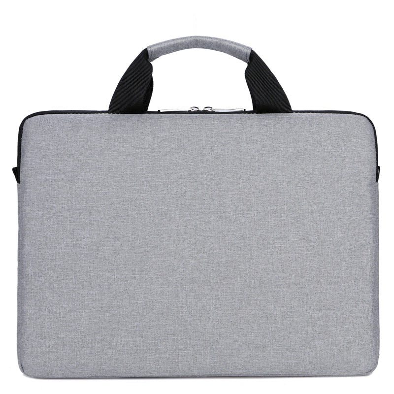 OKADE B022 Minimalist Laptop Handbag for 14inch Notebook Soft Lining Carrying Bag (with Shoulder Strap) - Pink