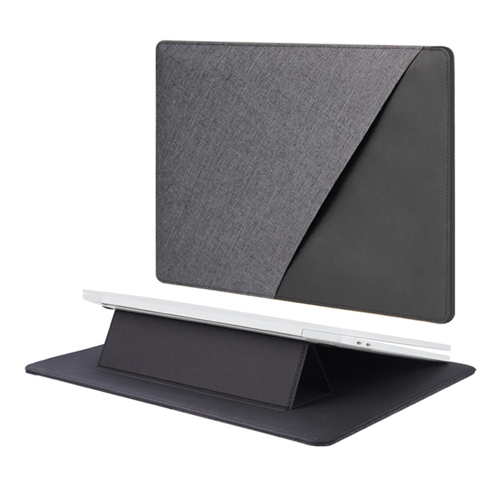 14inch Notebook Computer Ultra-thin Sleeve Shockproof Anti-scratch Laptop Case with Magnetic Holder Stand