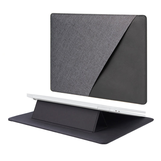 14inch Notebook Computer Ultra-thin Sleeve Shockproof Anti-scratch Laptop Case with Magnetic Holder Stand