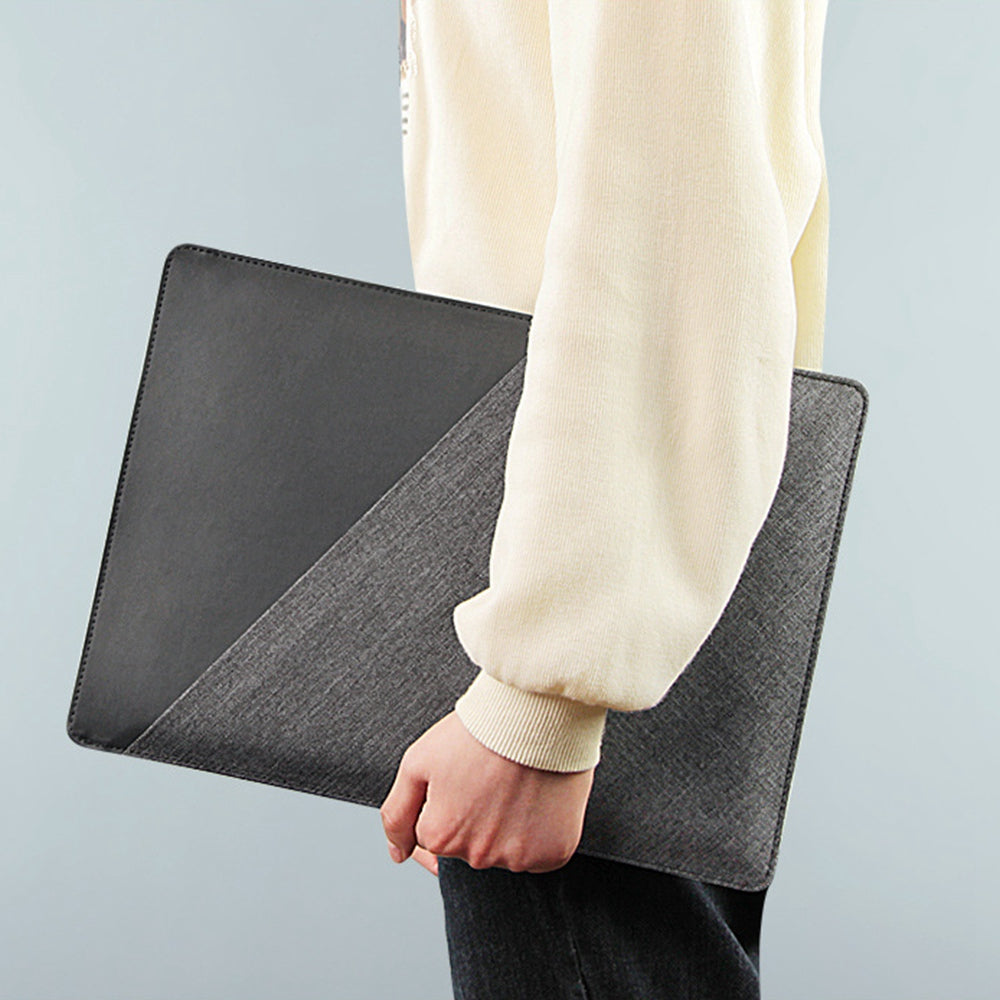 14inch Notebook Computer Ultra-thin Sleeve Shockproof Anti-scratch Laptop Case with Magnetic Holder Stand