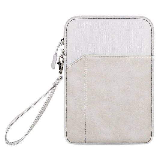 Uniqkart HWL7017 Shockproof Carry Case for iPad mini 7.9-8.4 inch Scratch Resistant Tablets Zippered Sleeve Bag with Outer Pouch - Light Grey