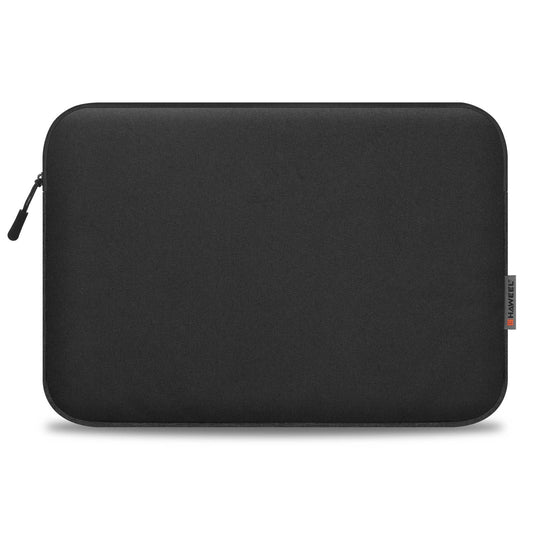 Haweel HWL7014 For MacBook 12-inch with Retina Display(2015) / MacBook Air 13 inch (2022) / (2020) / (2018) Anti-Scratch Carrying Case Protective Sleeve Bag (34 x 25cm, 12.5-13.5 inch) - Black