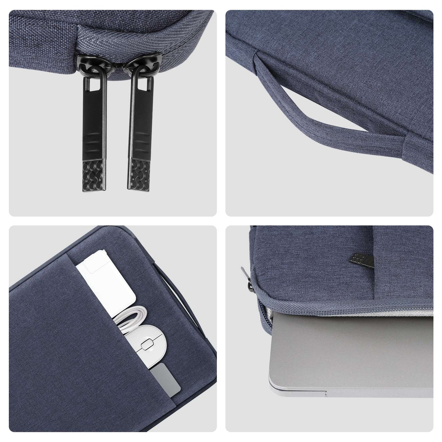 Haweel HWL7020 For 14-15 inch MacBook Pro 14 inch (2021) / 15 inch (2013) / (2016) Scratch Resistant Carrying Case Portable Sleeve Bag with Handle - Blue