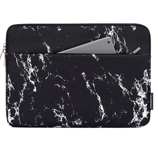 Canvasartisan H32-11 12-inch Laptop Printed Carrying Bag Shockproof Notebook Protective Sleeve - Black