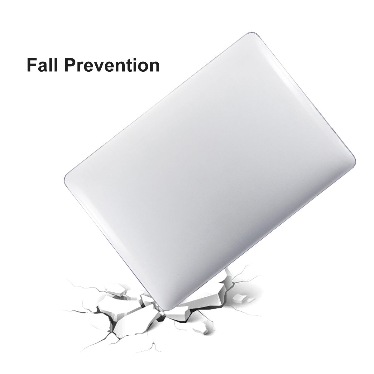 for MacBook Air 13 inch (2022)(A2681)(EU) Anti-scratch Crystal Laptop Protective Cover + Slim TPU Keyboard Film + Anti-dust Plugs - Dark Purple