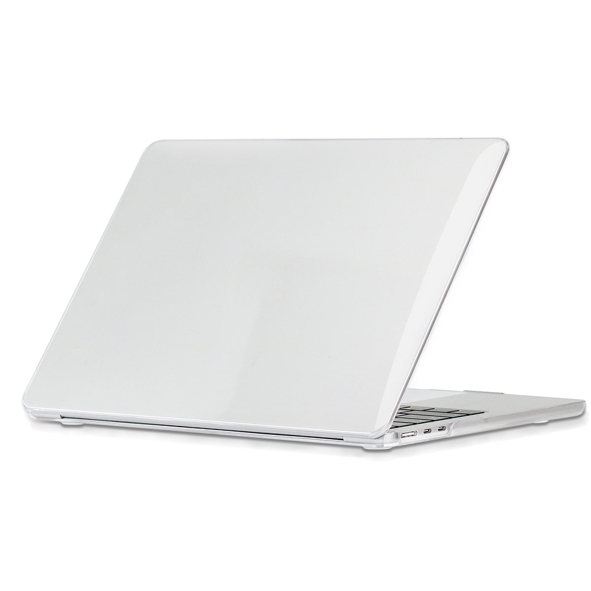Anti-scratch Case for MacBook Air 13 inch (2022) (A2681) Crystal PC Front and Back Protective Cover Shell  - Transparent