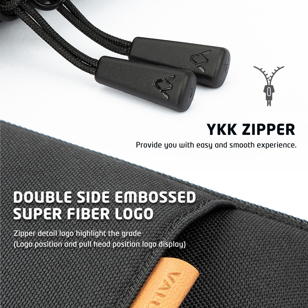 Uniqkart VL025 13 Inch Multifunction Notebook Computer Slim Sleeve Case Laptop Carrying Bag for MacBook - Black