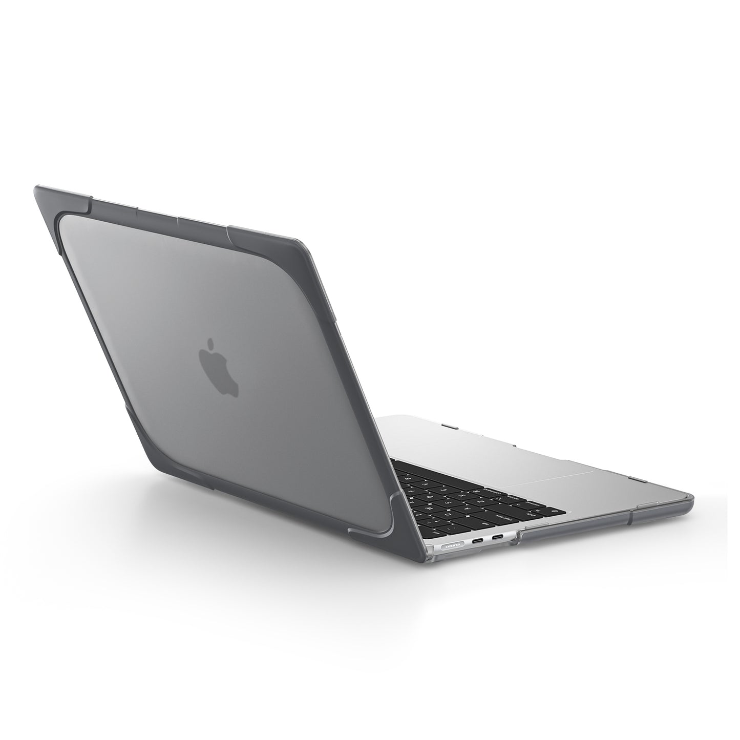 Laptop Case for MacBook Air 13 inch (2022) A2681 Protective Case Notebook Computer Anti-Scratch Cover with Stand - Grey