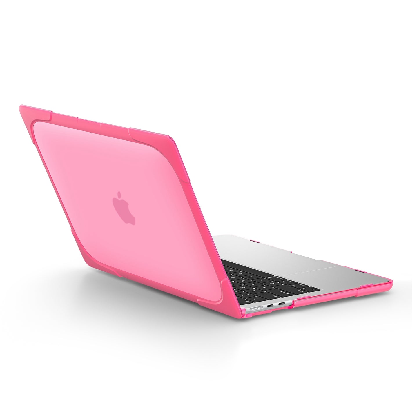 Laptop Case for MacBook Air 13 inch (2022) A2681 Protective Case Notebook Computer Anti-Scratch Cover with Stand - Rose