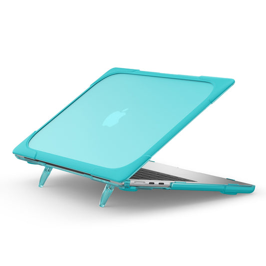 Laptop Case for MacBook Air 13 inch (2022) A2681 Protective Case Notebook Computer Anti-Scratch Cover with Stand - Baby Blue
