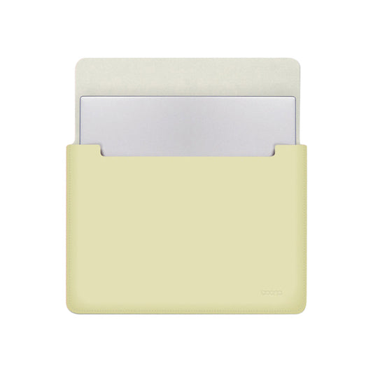 PU Leather Protective Case for 13 / 13.3 / 14-inch Laptop Waterproof Notebook Sleeve Carrying Bag - Green