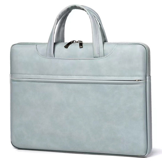 Copton 031 Series 13-14 Inch Laptop Bag Zipper Notebook PC Carrying Handbag Protection Matte Texture Surface Sleeve - Baby Blue