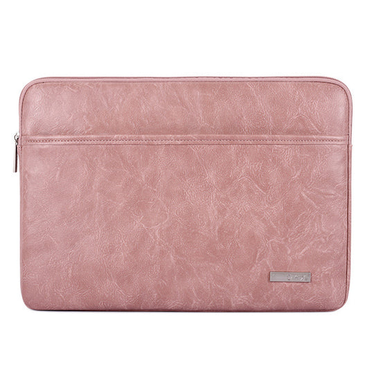 Canvasartisan L38-T06 11-Inch Laptop Bag PU Leather Notebook Computer Protective Case Slim Laptop Sleeve - Pink