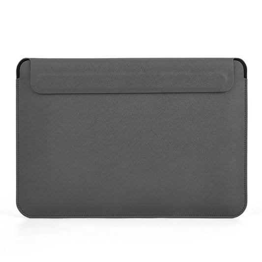For MacBook Pro 14 inch (2021) Ultra-thin Microfiber Leather Sleeve Bag Waterproof Anti-scratch Laptop Storage Bag - Grey