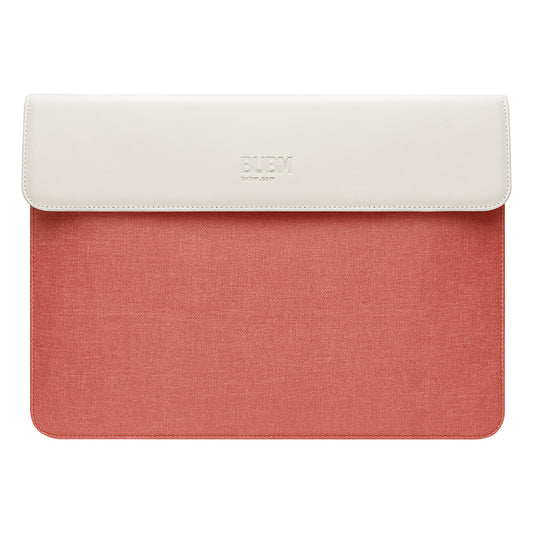 Bubm NDB-GB 13-inch Ultra Thin Waterproof Notebook Carrying Case Magnetic Flap Laptop Sleeve - Watermelon Red