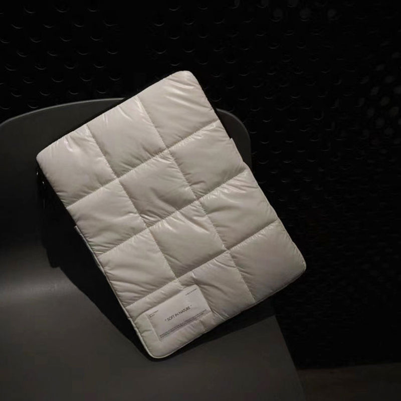 15 inch Notebook Thicken Protection Sleeve Bag Shock Resistant Laptop Zipper Carrying Pouch - White