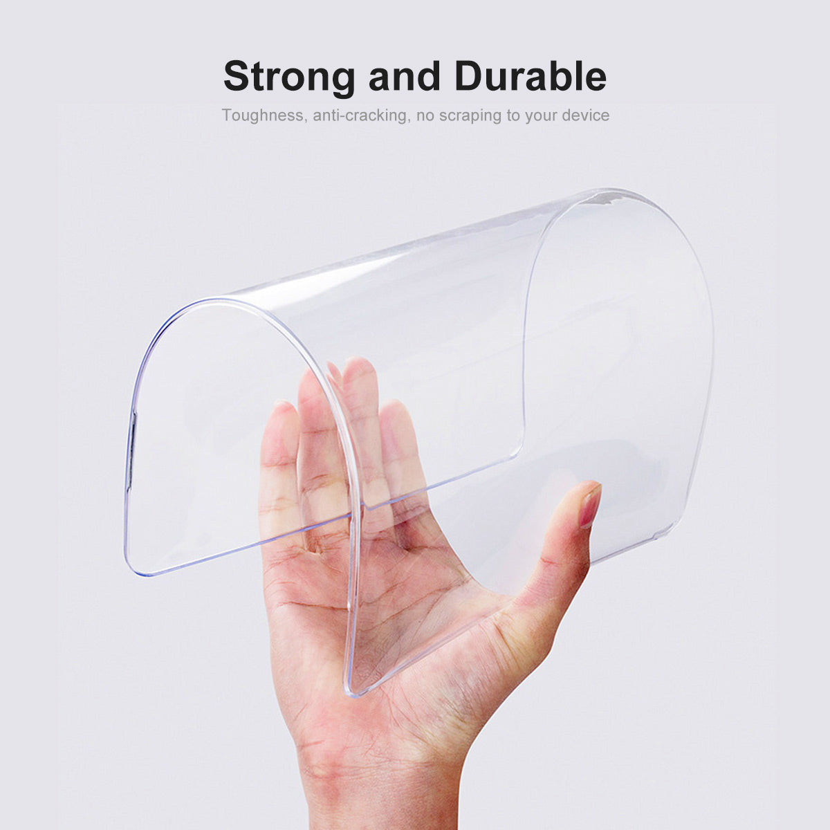 PC Laptop Case for Microsoft Surface Laptop 3 / 4 / 5 13.5 (1769 / 1867 / 1958 / 1950) Anti-drop Notebook Cover Metal Keyboard Version - Transparent