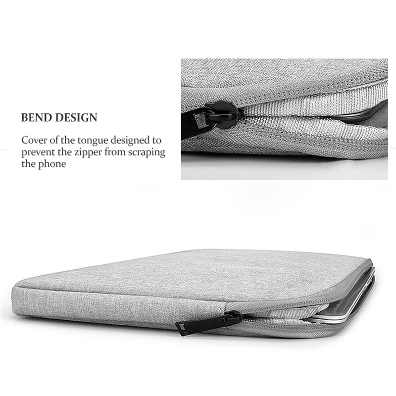 Uniqkart 13.3-Inch Notebook Computer Storage Sleeve Laptop Bag Anti-Scratch Carrying Pouch - Black