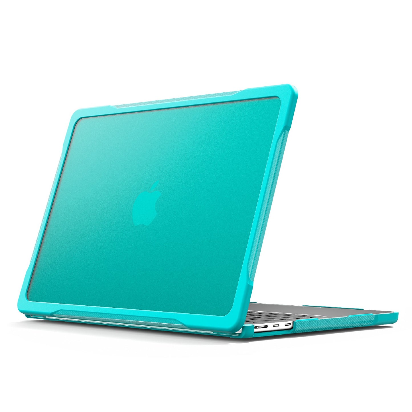 Sailor Series Laptop Case for MacBook Air 13 inch (2022) M2 A2681 Anti-scratch PC+TPU Cover - Baby Blue