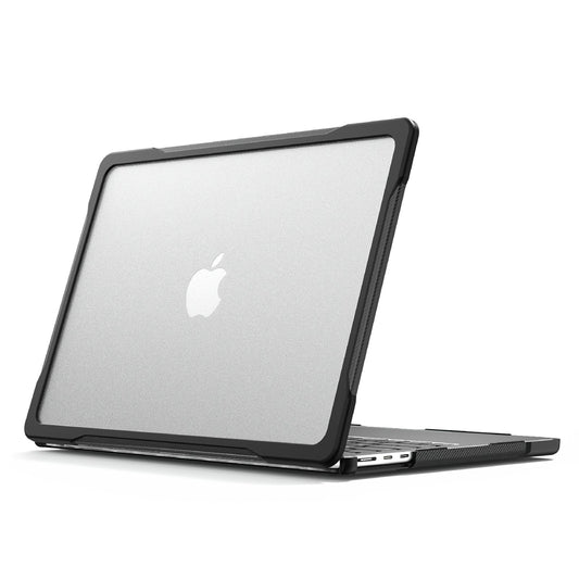 Sailor Series Laptop Case for MacBook Air 13 inch (2022) M2 A2681 Anti-scratch PC+TPU Cover - Transparent