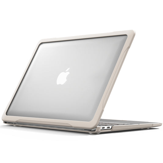 For MacBook Air 13 inch (2018) A1932  /  (2020) A2337 M1 A2179 Shockproof PC+TPU Cover Anti-Drop Laptop Case - Khaki