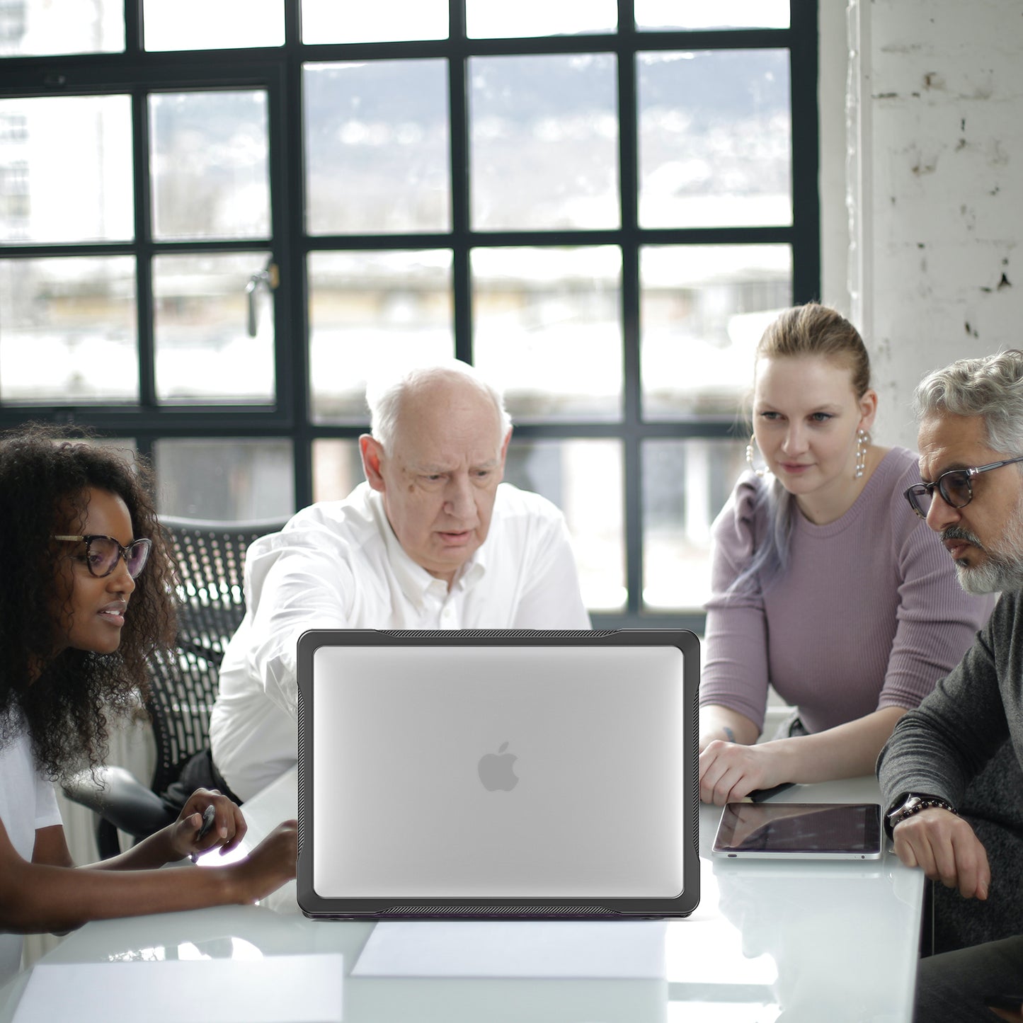 Sailor Series Laptop Case for MacBook Pro 13 inch (2016) A1706 A1708 / (2018) A1989 / (2019) A2159 / (2020) A2251 A2338 (M1 / M2) PC+TPU Shockproof Cover - Transparent