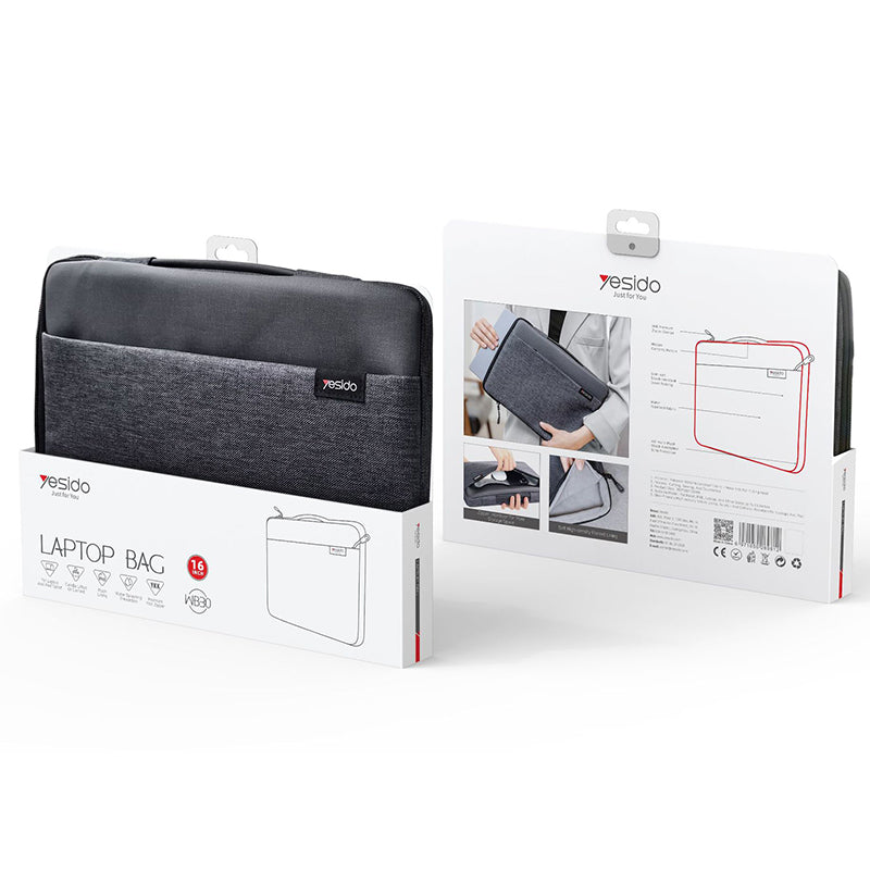 Uniqkart WB30 16-Inch Laptop Carrying Bag Handbag Polyester Surface Protection Sleeve Notebook Computer Pouch