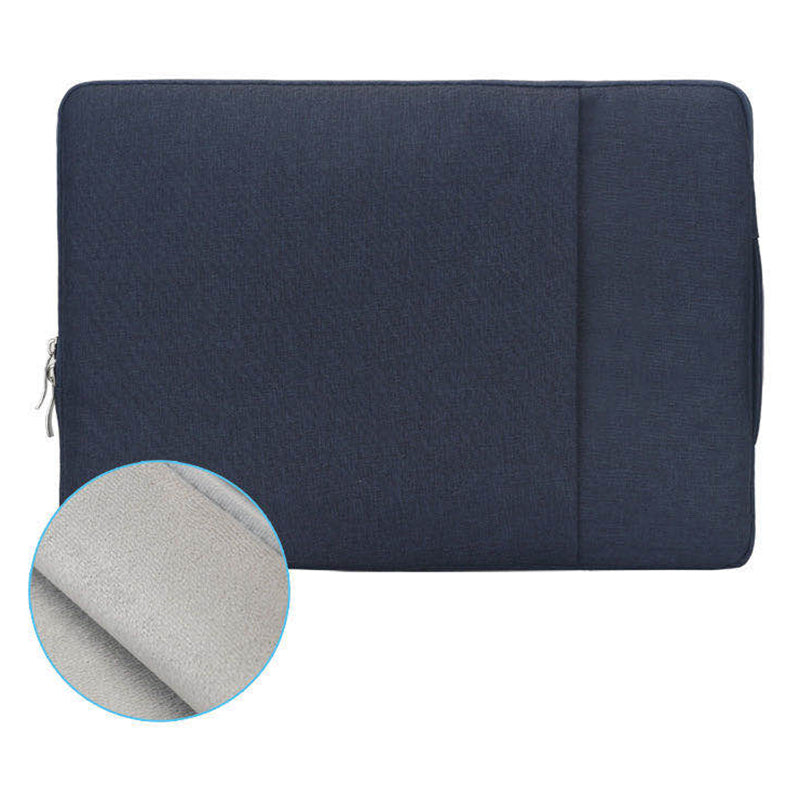 11-inch Notebook Computer Storage Handbag Portable Nylon Tote Laptop Bag Protective Sleeve - Blue
