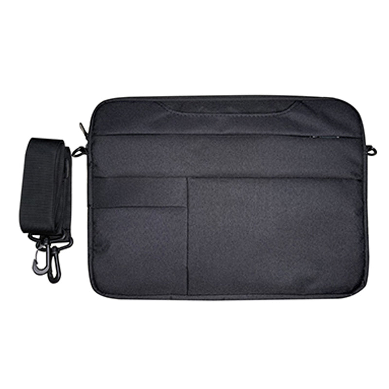 Uniqkart Series 15.6 Inch Laptop Shoulder Bag Handbag Oxford Cloth+Polyester Notebook Storage Sleeve - Black